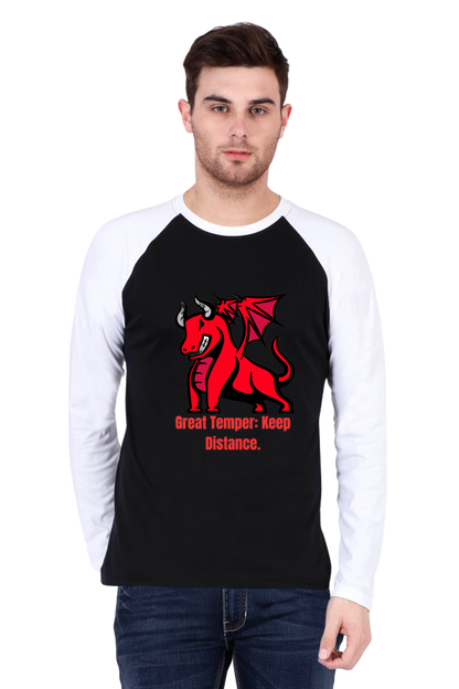 Bluelander's Raglan Cotton Full Sleeve Tee - Raising Your Style Bar to Glamorous Heights!