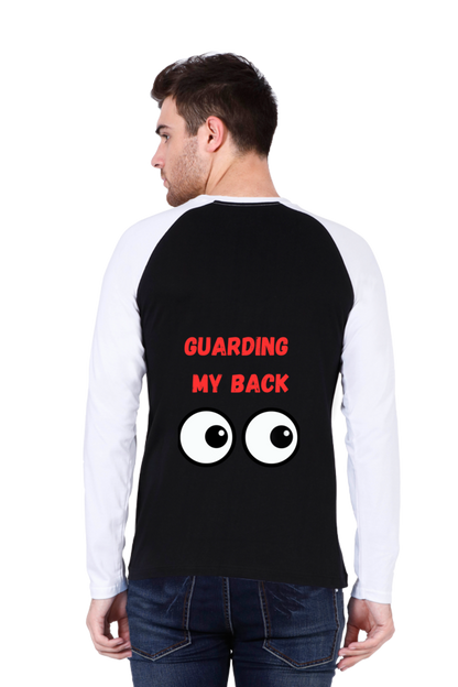 Elevate Your Backstyle: Bluelander's Enhanced Design Raglan Full Sleeve Tee – Step Out with Confidence.