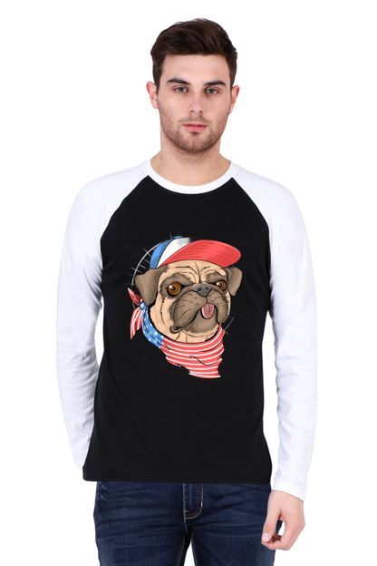 Redefine Fashion: Bluelander's Raglan Cotton Full Sleeve T-Shirt!