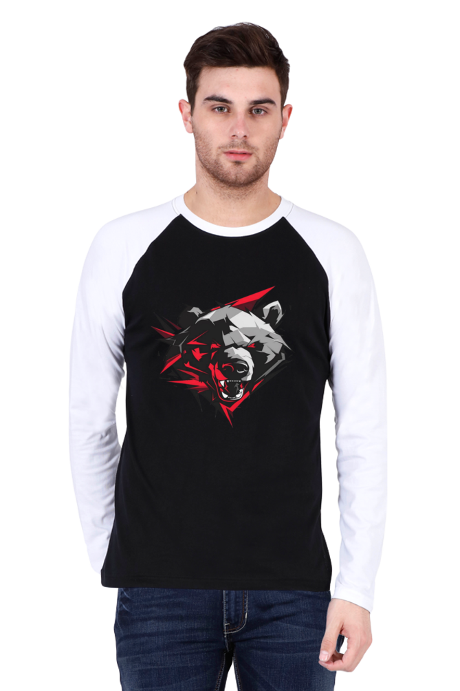 Pushing Fashion Boundaries: Bluelanders Premium Raglan Cotton Full-Sleeve T-Shirt for Men and Boys