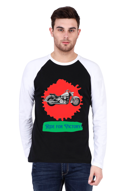 Raglan Rendezvous: Elevate Your Style with Bluelander's Full Sleeve Cotton T-Shirts!