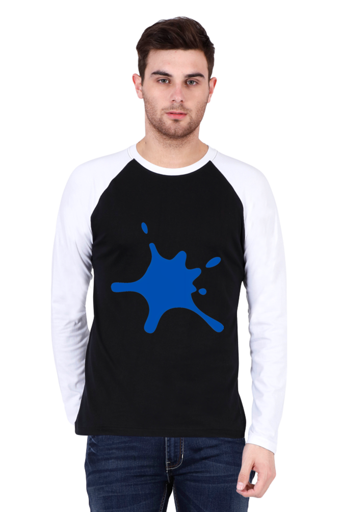 Color Splash Fun: Dive into Bluelander's Raglan Cotton Full Sleeve T-Shirts!