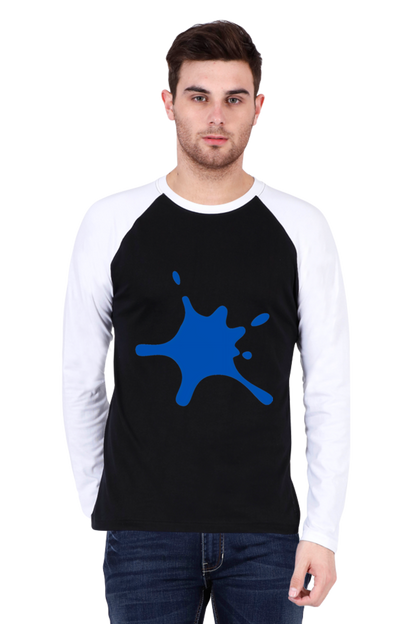 Color Splash Fun: Dive into Bluelander's Raglan Cotton Full Sleeve T-Shirts!