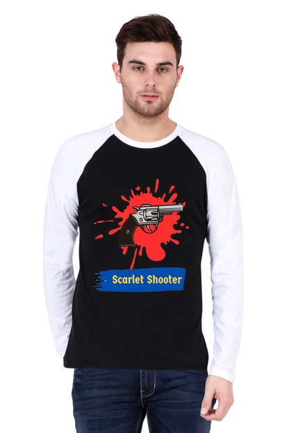 Elevate Your Look: Bluelander's Raglan Full Sleeve Cotton T-Shirt for Timeless Style!