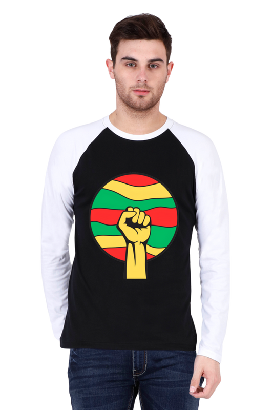 Unleash Your Style with Bluelander's Raglan Cotton Full Sleeve T-Shirt: Get Noticed Wherever You Go!