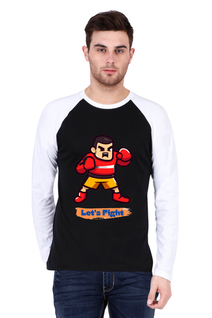 Step into Tomorrow's Fashion: Bluelander's Raglan Cotton Full Sleeve T-Shirt Leads the Way!