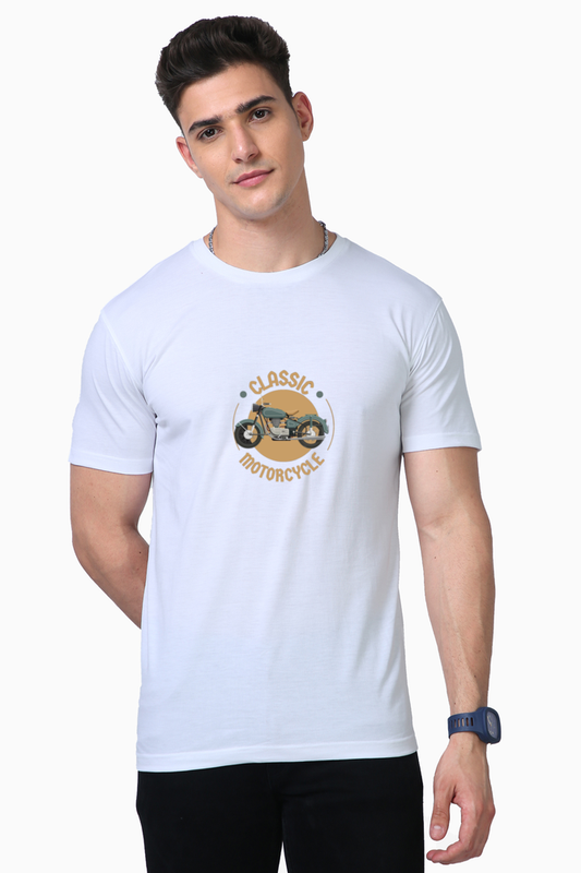 Ride Your Passion with Our Fashion Experience Supreme Comfort in Every Journey with Bluelander Supima Classic t shirt.