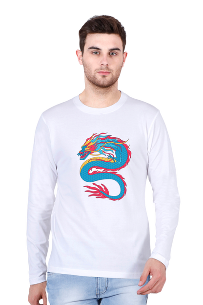 Fashion Begins Here: Bluelander's Cotton Full Sleeve T-Shirt - Elevate Your Style Journey!