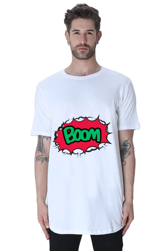 Bluelander's Half Sleeve Cotton Longline Curved T-Shirt: Catch Eyes, Steal Hearts!