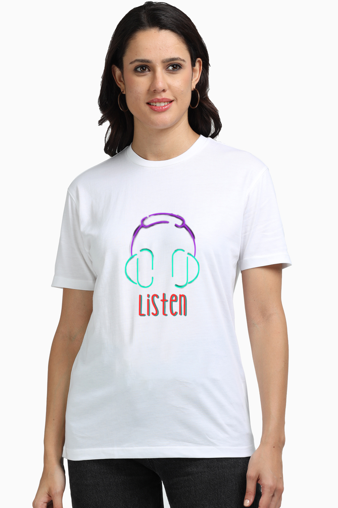 Bluelander Supima Half Sleeve T-Shirts: For Girls and Women - Experience Supreme Comfort and Enhanced Quality. Listen to Your Mind, Then Your Heart