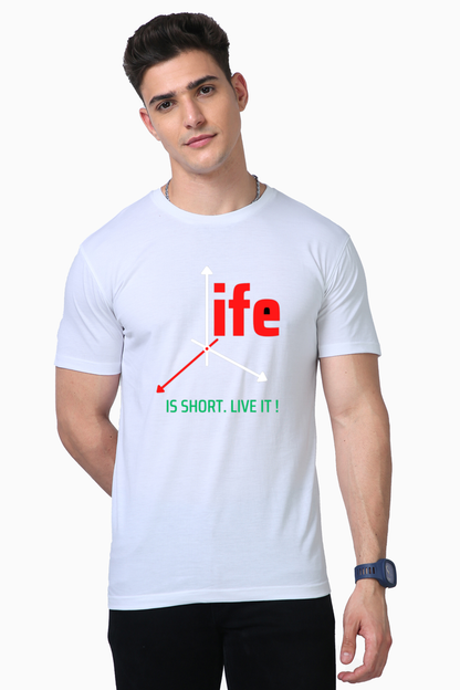 Bluelander Supima Half Sleeve T-Shirt: Elevate Dreams with Supreme Comfort and Enhanced Design - Your Clothing, Your Motivation, Your Success Journey!