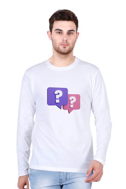 Unleash Your Style: Fun and Playful Vibes with Bluelander's Cotton Full Sleeve Tee!