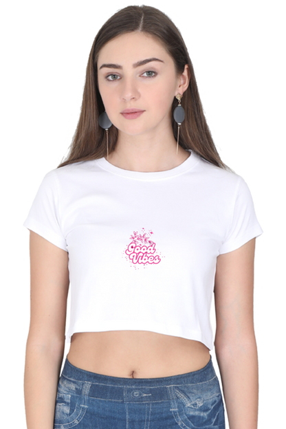 Bluelander Classic Cotton Female Crop Top: Embrace Feel-Good Vibes with Style and Comfort