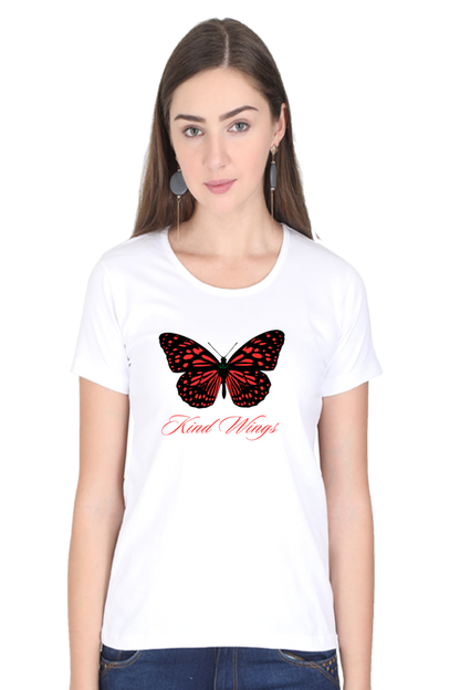 Bluelander Girls and Women's  Half Sleeve T-Shirt Dress – 'You Got the King Wings' for Ultimate Style Domination.Rule the Fashion Realm.