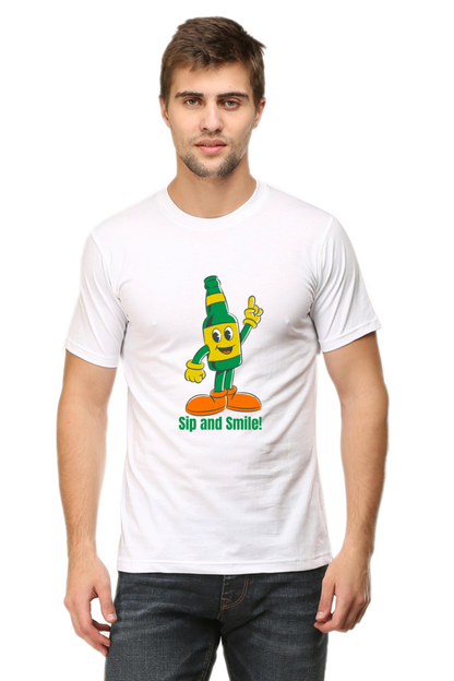 Stand Out in Style: Bluelander's Cotton Half Sleeve T-Shirts with Enhanced Design - Get Noticed!