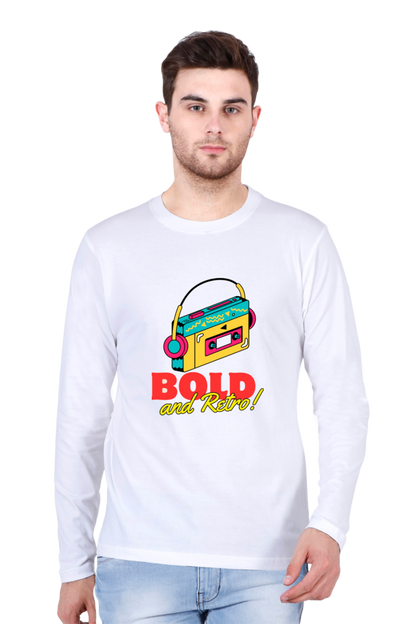 Feel the Fashion Vibe: Bluelander's Full Sleeve Cotton T-Shirt - Make a Stylish Entrance Wherever You Go!