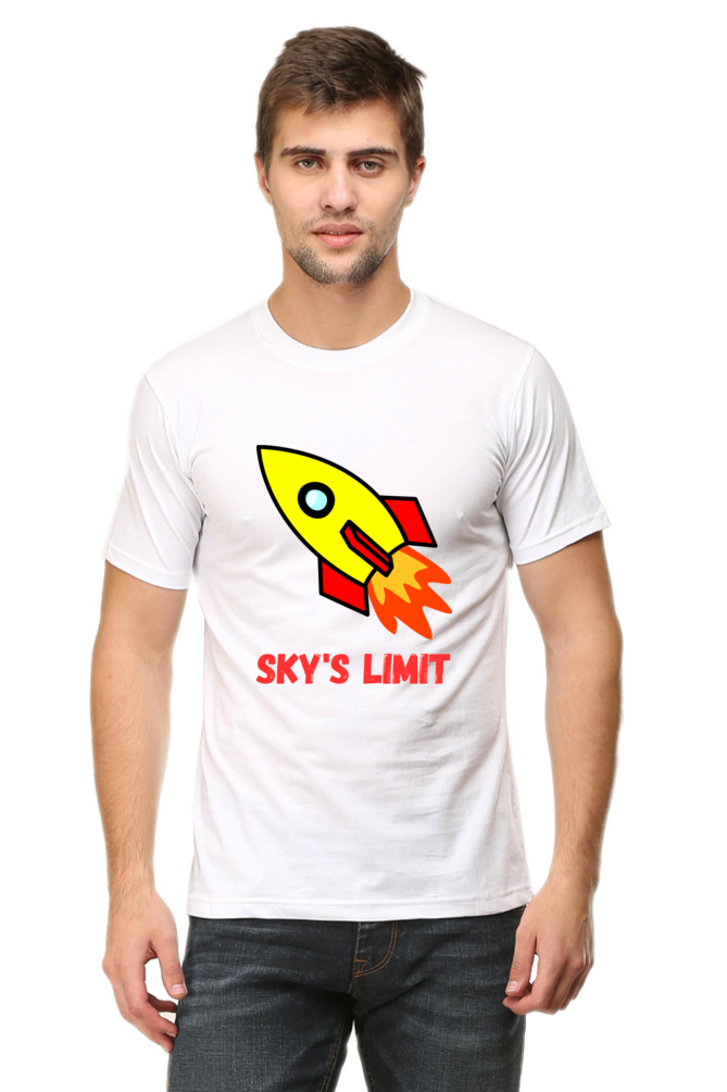 Reach New Heights of Style: Elevate Your Look with Bluelander's Half Sleeve Cotton Tees!