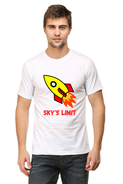 Reach New Heights of Style: Elevate Your Look with Bluelander's Half Sleeve Cotton Tees!