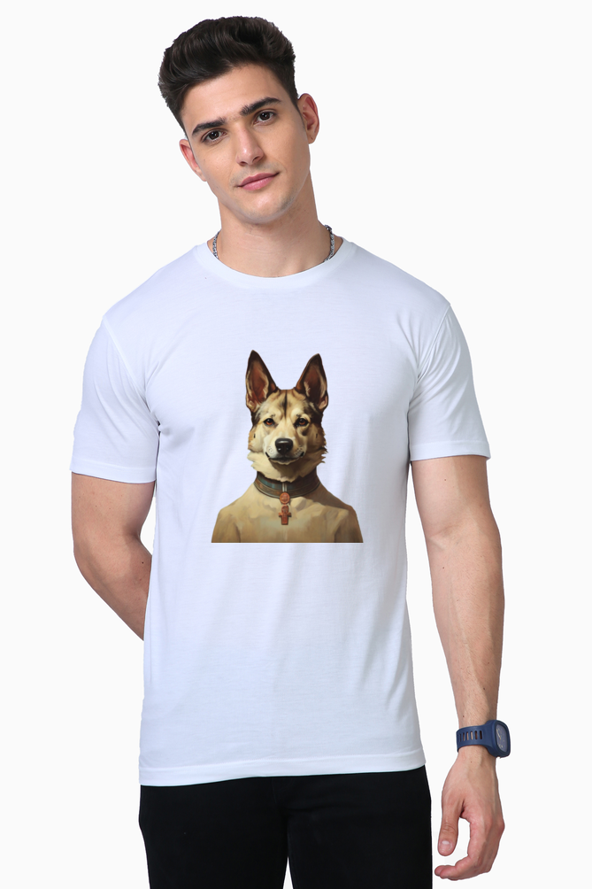 Elevate Your Style and Comfort: Bluelander Supima T-Shirts for a Stylish Stroll with Your Dog, Crafted by Human and AI – Unleashing the Future of Fashion.
