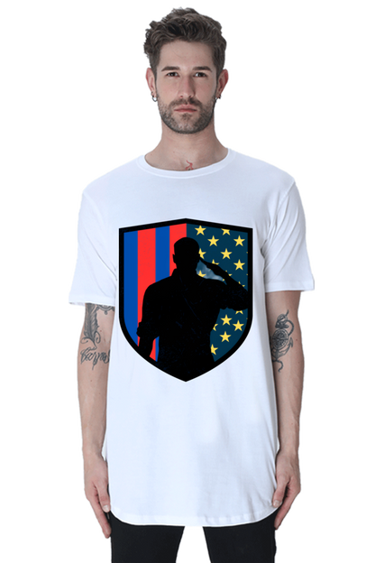 Curve with Confidence: Bluelander's Half Sleeve Cotton Longline Curved T-Shirts - Elevate Your Style!