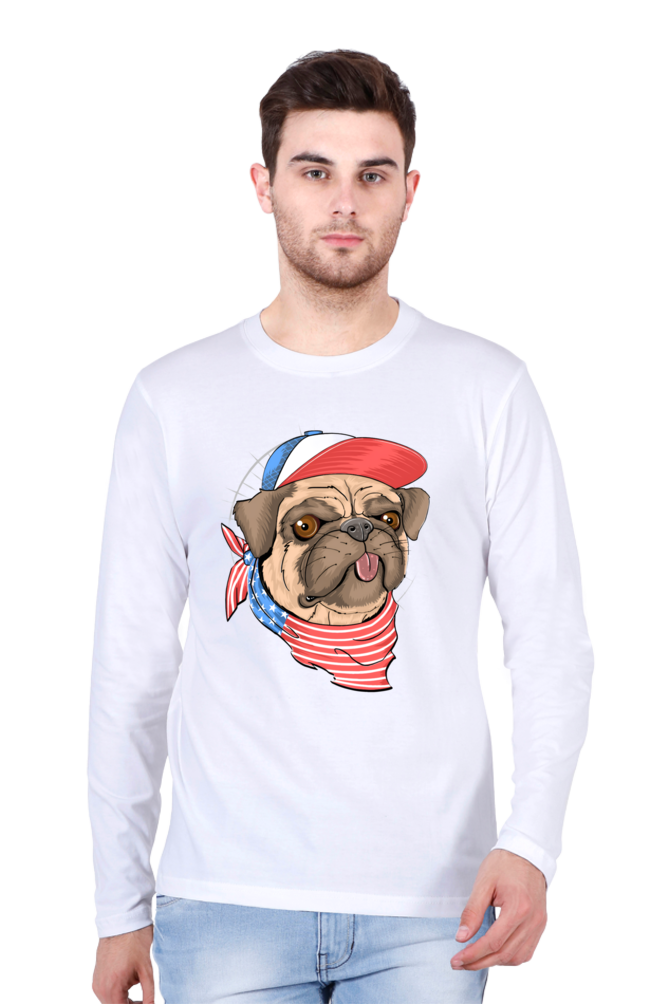 Brighten Your Day with Bluelander Cotton Full Sleeve T-Shirt | 'Play with Colors, Take the Pain Out' Design | 100% Cotton, Pre-Shrunk, Bio Washed