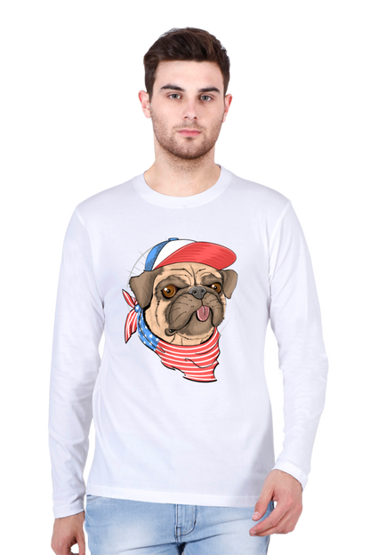 Brighten Your Day with Bluelander Cotton Full Sleeve T-Shirt | 'Play with Colors, Take the Pain Out' Design | 100% Cotton, Pre-Shrunk, Bio Washed