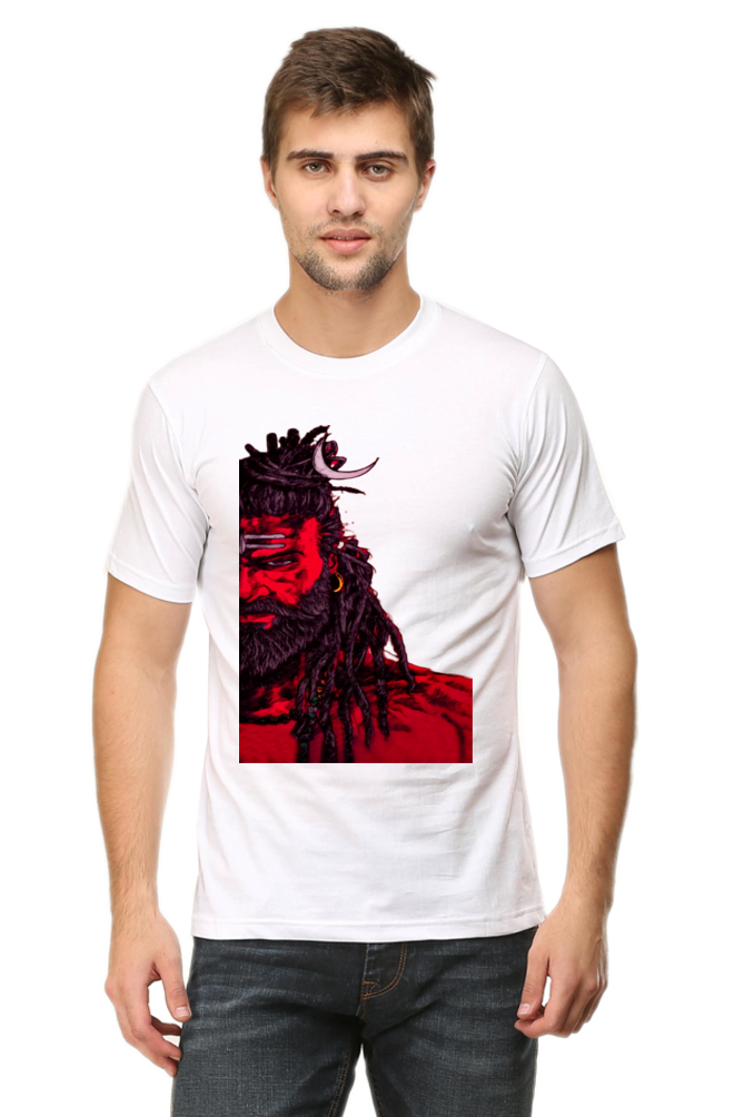 Adorn Yourself with Divine Shiva Vastra - Experience Shiva's Grace with Bluelander's Premium Unisex Cotton T Shirt.
