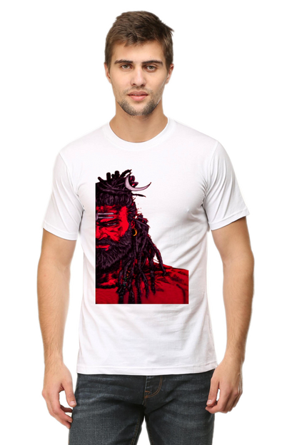 Adorn Yourself with Divine Shiva Vastra - Experience Shiva's Grace with Bluelander's Premium Unisex Cotton T Shirt.