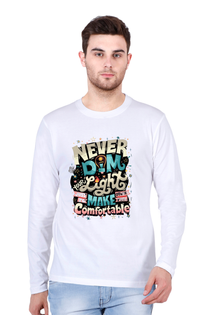 Bluelanders: Comfort Redefined - Unisex Premium Cotton Bio-Washed Full-Sleeve T-Shirt.