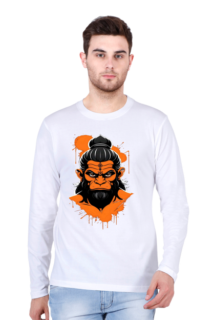 Premium Unisex Hanuman Grace Bhastra T-shirt: Divine Power & Comfort | Bluelander