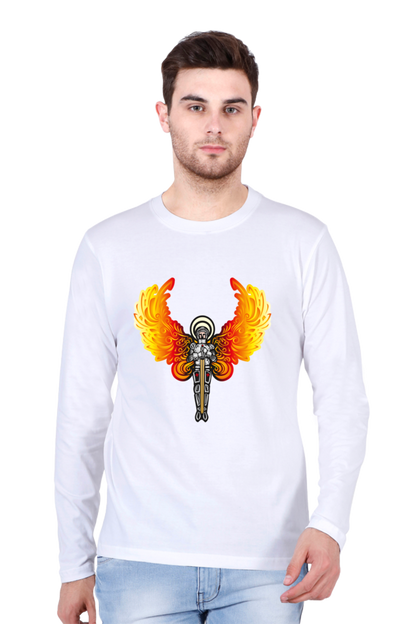 Glow Up Your Nights: Bluelander's Night Glow Cotton Full Sleeve T-Shirt Illuminates Your Style with Futuristic Designs!