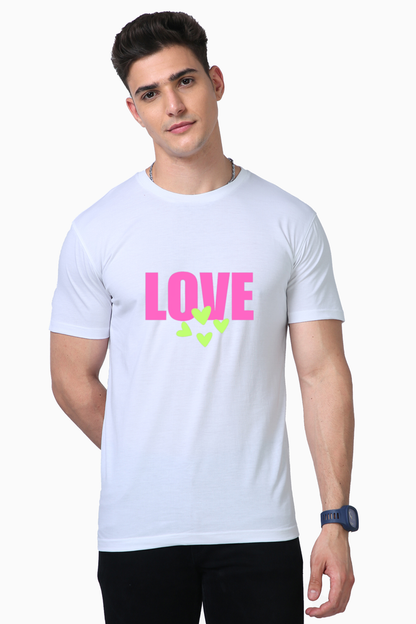 Bluelander Supima Tee: Elevate Style with Luxury Premium Cotton. Half Sleeves for Comfort & Positivity!