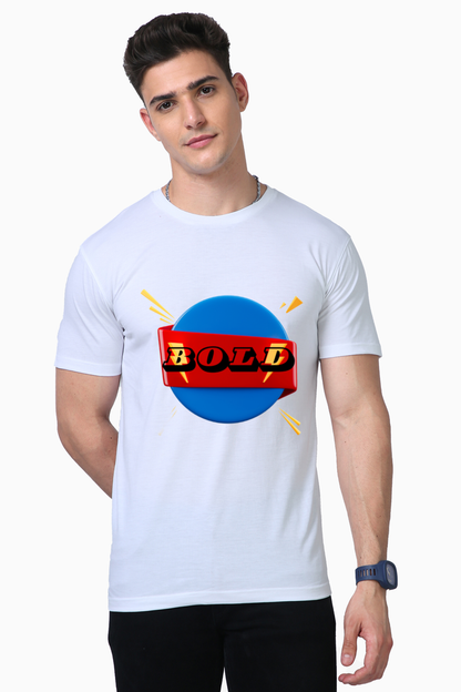 Stay Bold with Bluelander's Supima Cotton Half Sleeve T-Shirt!