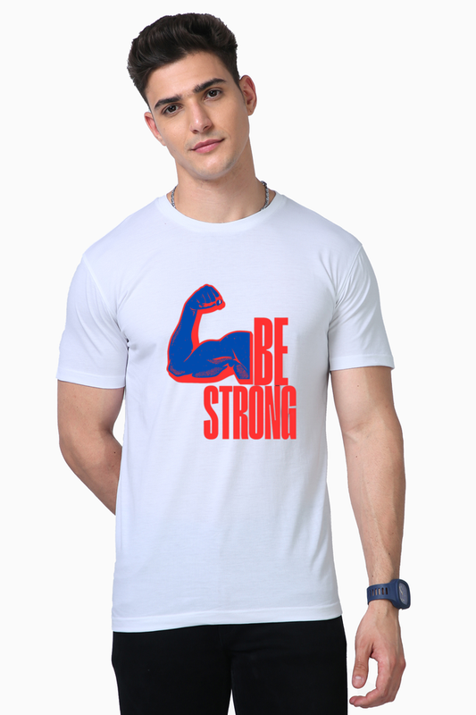 Strength in Style: Bluelander Supima Half Sleeve T-Shirts – Supreme Comfort, Enhanced Design – Embrace Your Power.