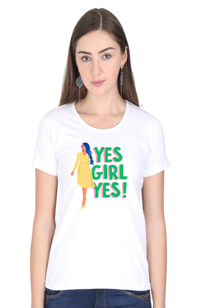 Empowering Every She: BlueLander's Girls and women's Cotton Half Sleeve T-Shirts - Enhanced Design and Supreme Comfort, Tailored for Our Sisters and Moms in India.