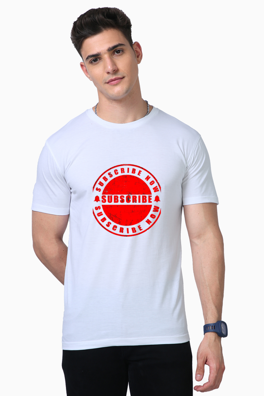Supreme Comfort: Bluelander's Cotton Bliss, Uniquely Elegant Half Sleeve Tee – Simply Stylish.