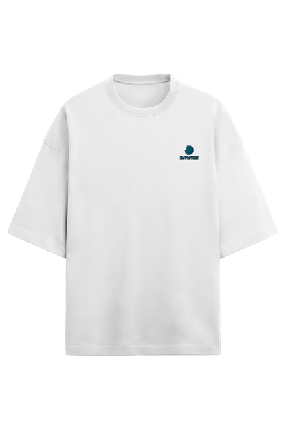 Style Meets Comfort: Bluelander Terry Oversized T-Shirt | 90% Cotton 10% Polyester | Unisex Fit | Pre-Shrunk & Drop Shoulder Design | Explore Now!