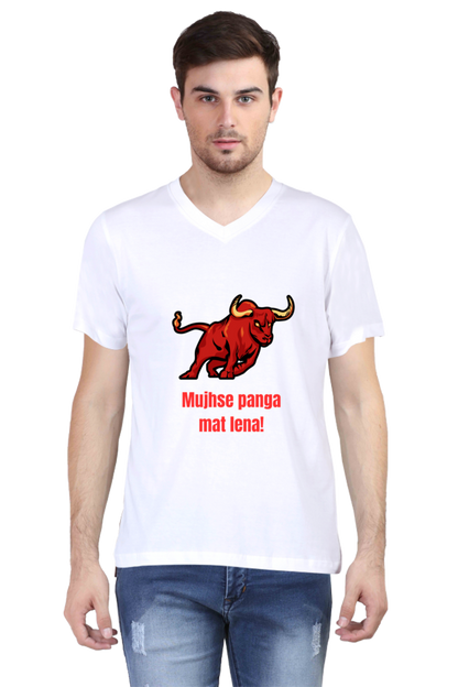 Bluelander's V Neck Cotton Half Sleeve T-Shirts - Step into Style!