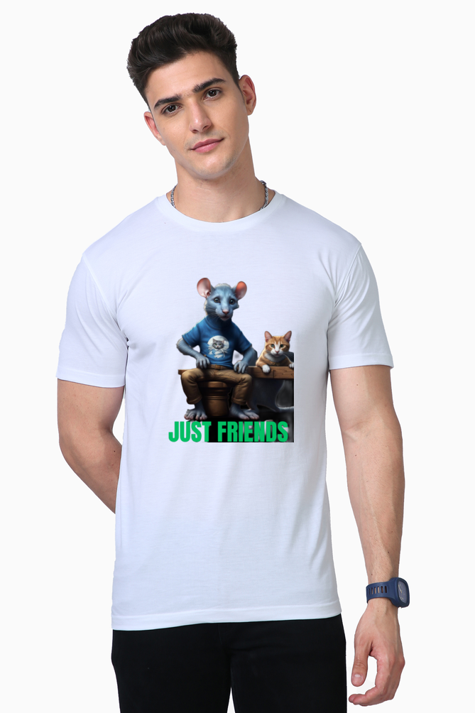 Supreme Style and Comfort: Bluelander Supima Half Sleeve T-Shirts with Enhanced Design .