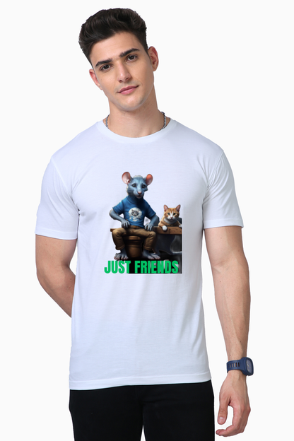 Supreme Style and Comfort: Bluelander Supima Half Sleeve T-Shirts with Enhanced Design .