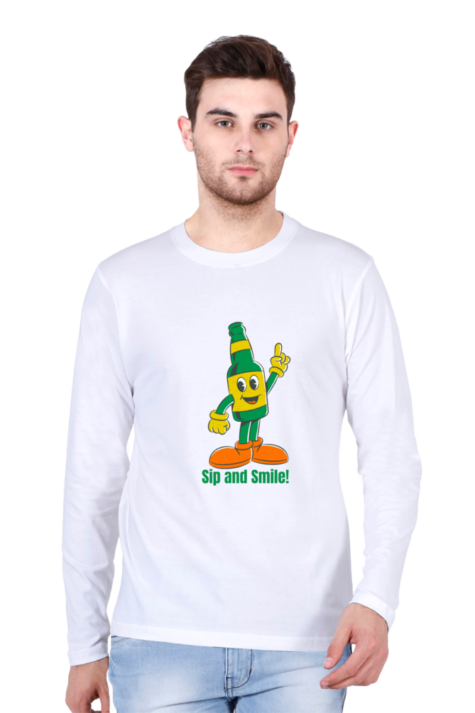 Unveil the Latest Trends: Bluelander's Cotton Full Sleeve Tee, Pioneering the New Fashion Era!