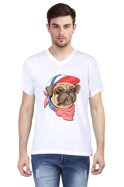 Elevate Your Look: Bluelander's V-Neck Cotton Half Sleeve T-Shirts!