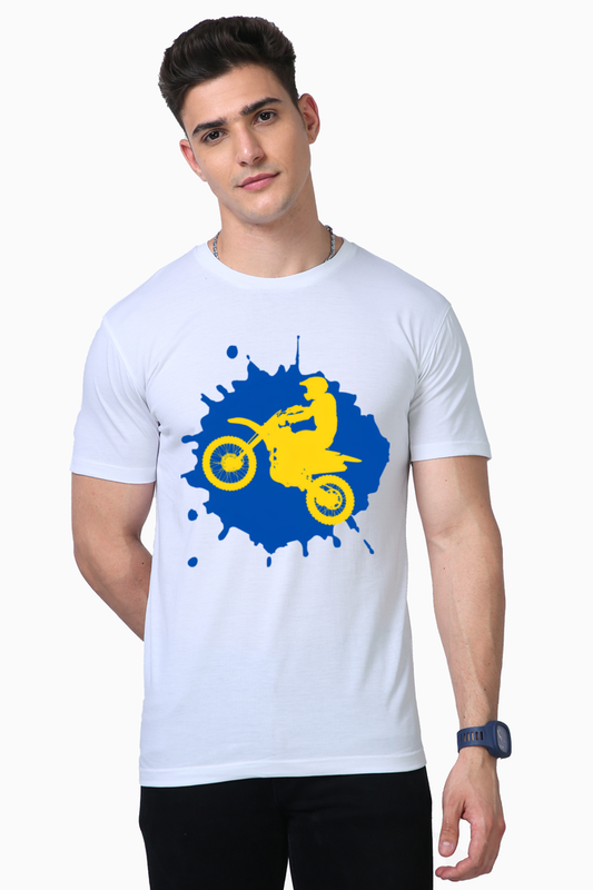 Bluelander's Cotton Full Sleeve T-Shirt: Ride in Style with Safety in the Best Designs!