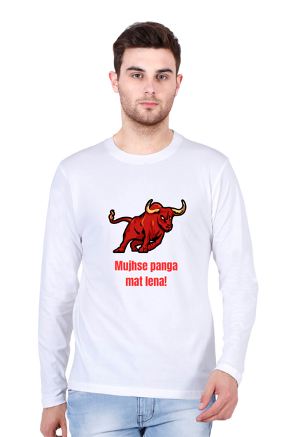 Say Farewell to Ordinary Tees: Discover Elevated Design with Bluelander's Cotton Full Sleeve Tee!