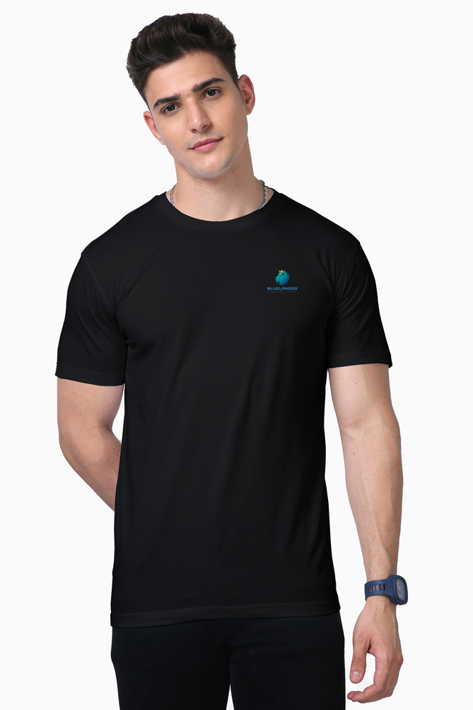 Bluelander Supima Half Sleeve T-Shirt: Elevate Dreams with Supreme Comfort and Enhanced Design - Your Clothing, Your Motivation, Your Success Journey!