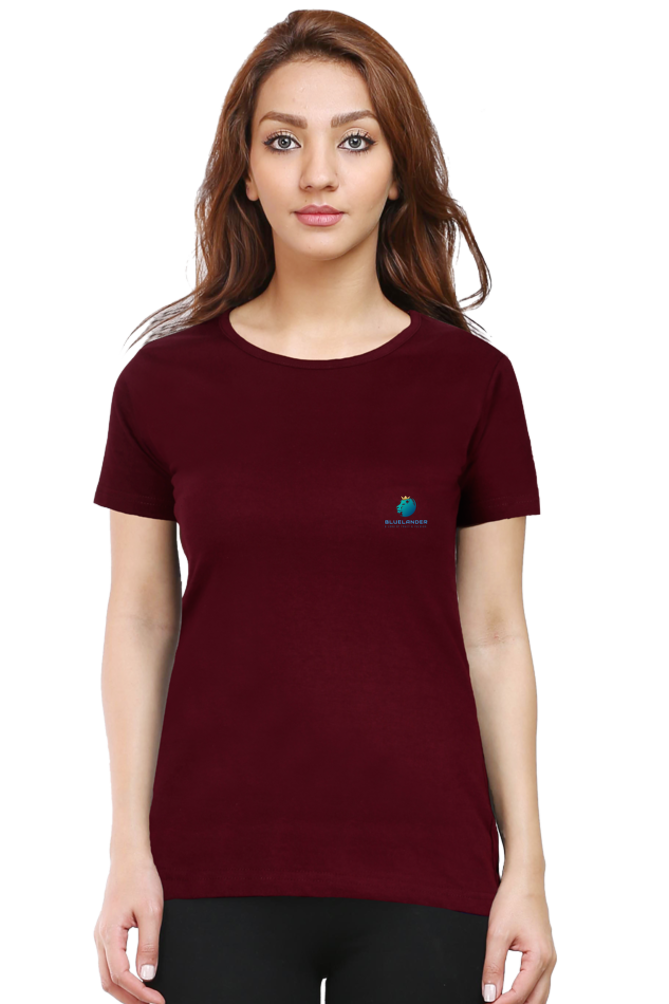 Bluelander Girl Round Neck Cotton Half Sleeve T-Shirt