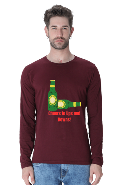 Make Your Weekend Remarkable with Bluelander's Cotton Full Sleeve T-Shirt!