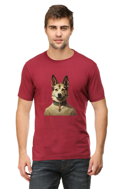 Style for Dog Lovers: Bluelander Cotton Half Sleeve T-Shirts - Comfort and Fashion, Crafted by Human and AI.