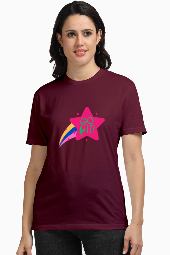 Unleash Elegance: Bluelander's Female Supima Half Sleeve Tee - Elevate Your Fashion Game!