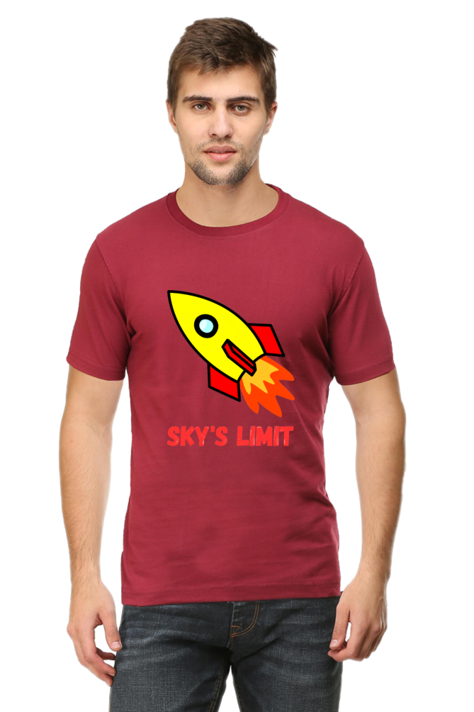 Reach New Heights of Style: Elevate Your Look with Bluelander's Half Sleeve Cotton Tees!